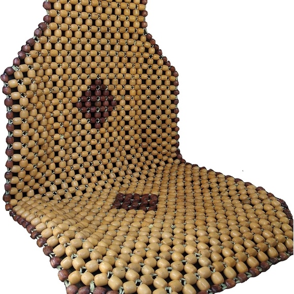 Acupuncture Design Wooden Car Bead Seat Cover Cushion Mat ( Universal Fit) - Picture 1 of 7